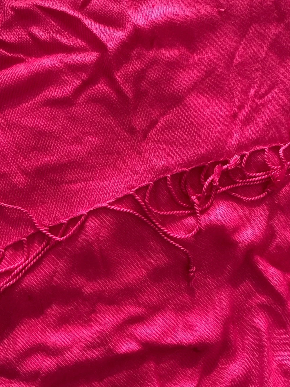 Bijoux Terner Vibrant Red, & Pink and Paskmina Women's Fashion Scarf Set